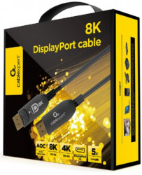 CC-DP8K-AOC-5M Gembird Active Optical Cables (AOC) DisplayPort v.1.4 (8K@60Hz/4K@120Hz) 5m - Img 4