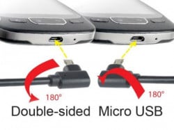 CCB-USB2-AMmDM90-6 Gembird USB 2.0 AM to Double-sided right angle Micro-USB cable, 1.8M - Img 3