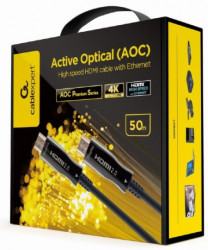 CCBP-HDMI-AOC-50M-02 Gembird Active Optical (AOC) High speed HDMI cable with Ethernet Premium 50m - Img 2