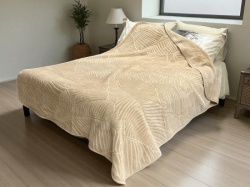 Ćebe Merinos 220x160cm A4 List Krem boja ( VLK000394-A4kremlist )