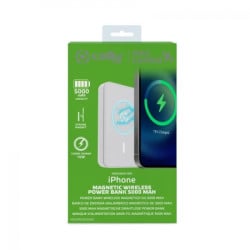 Celly magnetic wireless power bank 5000 mAh bela ( 77002 ) - Img 2