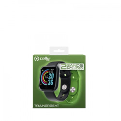 Celly smartwatch band Trainerbeat 1.44" crna + zelena narukvica ( 77094 ) - Img 2