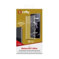 Celly zaštitno staklo 3d za samsung s21 ultra ( 3DGLASS994BK ) - Img 3