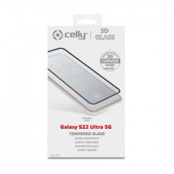 Celly zaštitno staklo 3D za Samsung S22 ultra ( 3DGLASS1012BK ) - Img 3