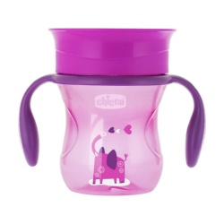 Chicco no spill čaša perfect 360 stepeni,12+,roze ( A092841 )