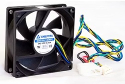 Chieftec AF-0825PWM PWM Crni Ventilator 80mm
