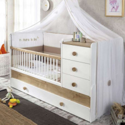 Cilek Natura baby sl convertible baby produženi krevetac sa fiokom (80x180 cm) ( 20.31.1015.01 ) - Img 4