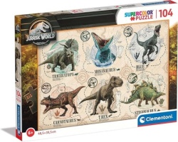Clementoni puzzle 104 jurassic world ( CL27179 )