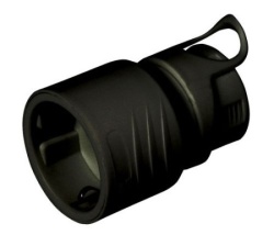 Commel natikac ravni sa uzemljenjem 16a 250v, crni ( c291-102 )