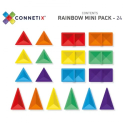 Connetix Magnetni konstruktor Mini Rainbow 24 dela ( SW10117 ) - Img 3