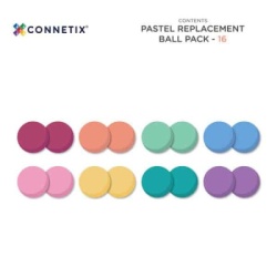 Connetix Set 16 pastelnih kuglica za igru ( SW12133 )-2