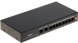 Dahua POE switch PFS3010-8ET-65 10/100 RJ45 ports, POE 8 kanala, UPLINK 2xGbit - Img 1