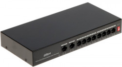 Dahua Switch PFS3010-8ET-65 10/100 RJ45 ports, POE 8 kanala, UPLINK 2xGbit - Img 1