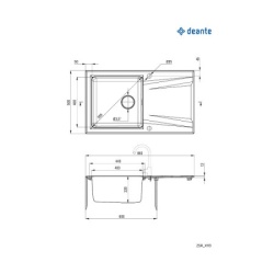 Deante 86/mgra/0 zsr g113 sudopera prime -2