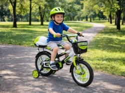 Dečija bicikla 16" Fitness Crno - Zelena ( SM-16016 )