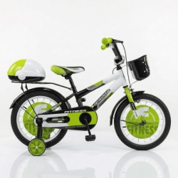 Dečija bicikla 16" Fitness Crno - Zelena ( SM-16016 )
