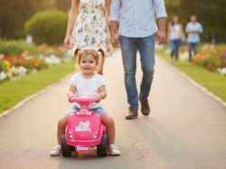 Dečija guralica Princess 467 - roze-1