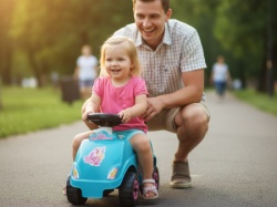 Dečija guralica Princess 467 tirkiz