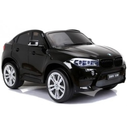 Dečiji auto na akumulator - BMW X6 M Dvosed Crni - Licencirani Model - Img 1