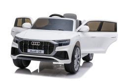 Dečiji automobil na akumulator – Licencirani Audi Q8 Beli - Img 5