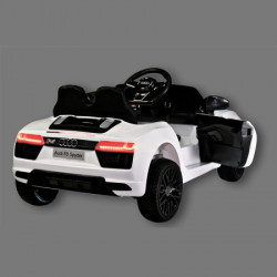 Dečiji automobil na akumulator -Audi R8 SPYDER - Beli - Img 5