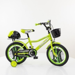 Deciji bicikl sa pomoćnim točkovima Crosser 724-16 zelena