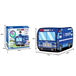 Dečja igraonica - šator, policijski auto, 50 loptica ( 66-704000 )