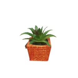 Dekordom cvet u saksiji - succulent cube 654 - n44 ( 024277 )-5