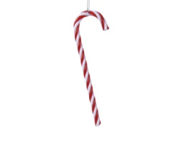 Dekordom dekoracija - candy stick 12cm 028915 - red/white - kmg ( 045634 )