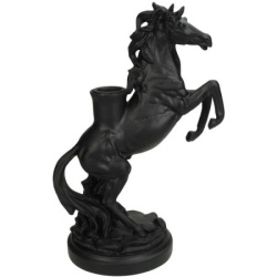 Dekordom Držač za sveću horse 23cm xet-8050 - black - ksn ( 040032 )