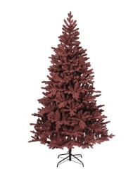Dekordom Novogodišnja jelka burgundy flock - 210cm ( 044062 )