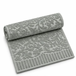 Dekordom peškir floral 50x85 - sage grey ( 026020 )