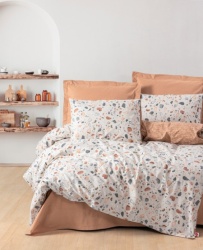 Dekordom posteljina cb ranforce double - minimal - oniks karamel ( 038267 )
