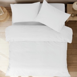 Dekordom Posteljina cb simple set bicolor double - white ( 025575 )