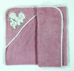 Deksi peškir sa kapom "3Little friends in Paris" ( 3542 )