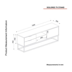 Dolores tv komoda antracit-hrast ( 0000445 )-5