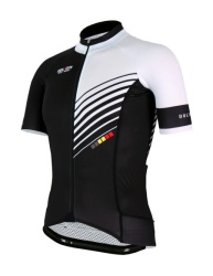 Doltcini dečiji biciklistički dres katkog rukava pro white - forza kids,8godina ( 1372-8god )