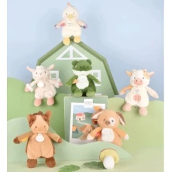 Doudou Plišane mazilice sa zvučnom kutijom - farma ( DC4358 )