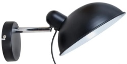 Durio Zidna Lampa Crna 1x40W E14 ( 15139 )
