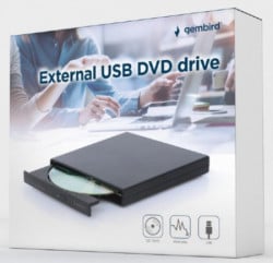 DVD-USB-04 Gembird eksterni USB CD/DVD drive Citac-rezac, black - Img 2