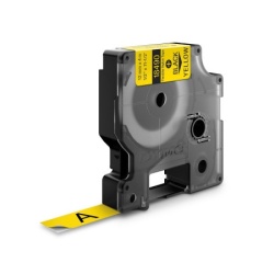 Dymo traka industrijska najlon 12mm crna/žuta ( DY18490 )