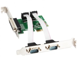 E-GREEN PCI Express kontroler 2xSerial + 1 Parallel-1