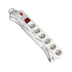 E-green produzni 6u/ 1.4m sa prekidacem i zastitom beli ( 20815 )