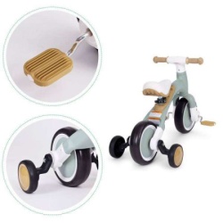 Ecotoys balans bicikl sa pedalama i pomoćnim točkovima 3u1 green ( LC-V1359 GREEN )-3