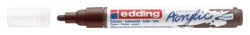 Edding akrilni marker E-5100 medium 2-3mm obli vrh tamno braon ( 12MA51KB ) - Img 4