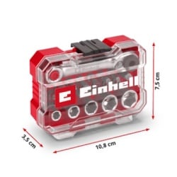 Einhell XS-Case 21-del set alata I bitova, 1/4" 25mm bit, nas.ključ. I ručica ( 49118683 )-3