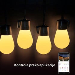 Elementa LED svetleći niz 15m, 15 sijalica ( SNZ-15WW/15M-DC ) - Img 2