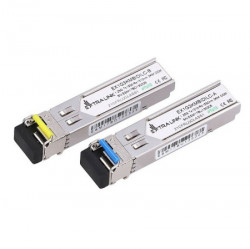 Extralink SFP 1.25G WDM BIDI 1310/1550NM 3KM DDM 2PCS LC ( 2134 ) - Img 1