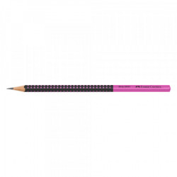 Faber Castell grafitna olovka grip B two tone 517011 crna-pink ( 7421 )