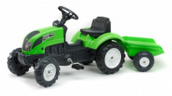 Falk Garden Master Traktor na pedale sa prikolicom 2057J - Zeleni - Img 2